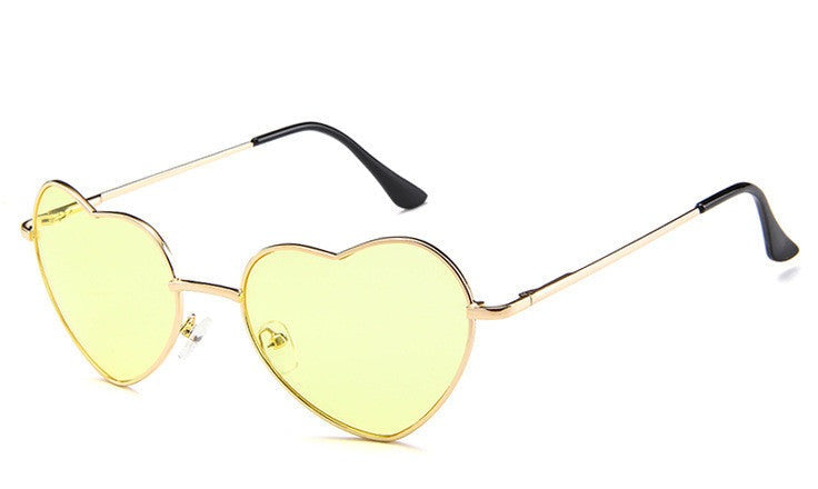 Sun Amore - Heart Gold Frame Prescription Sunglasses | Eyebuydirect