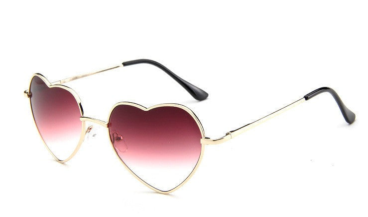 Gold Heart Sunglasses - Uniqua Treasures