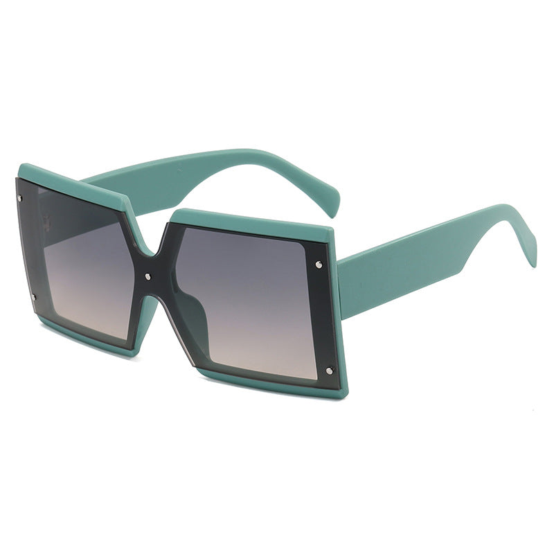 Oversized Retro Squared Sunglasses - Uniqua Treasures