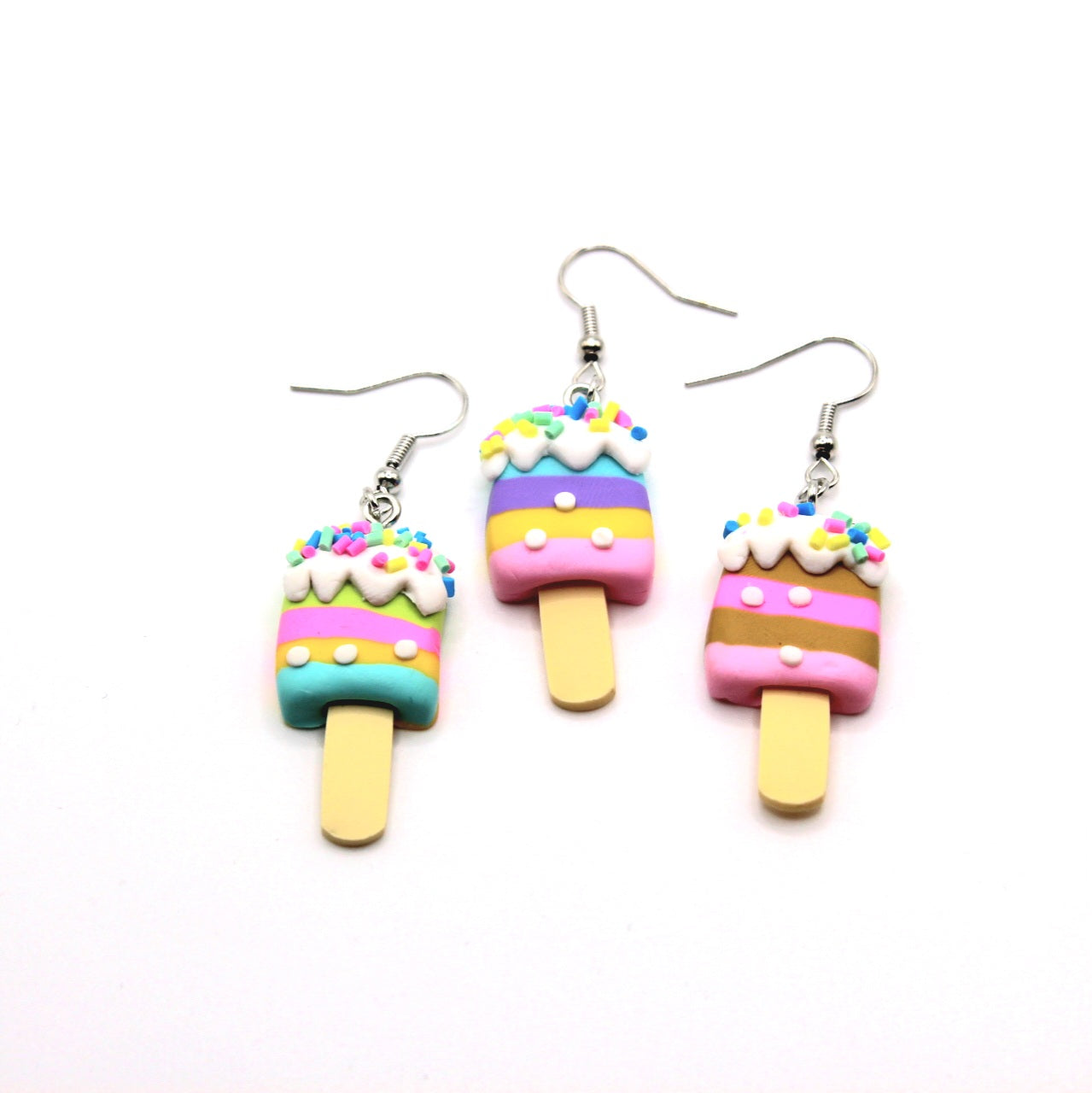 Ice Cream Popsicle Earrings - Uniqua Treasures