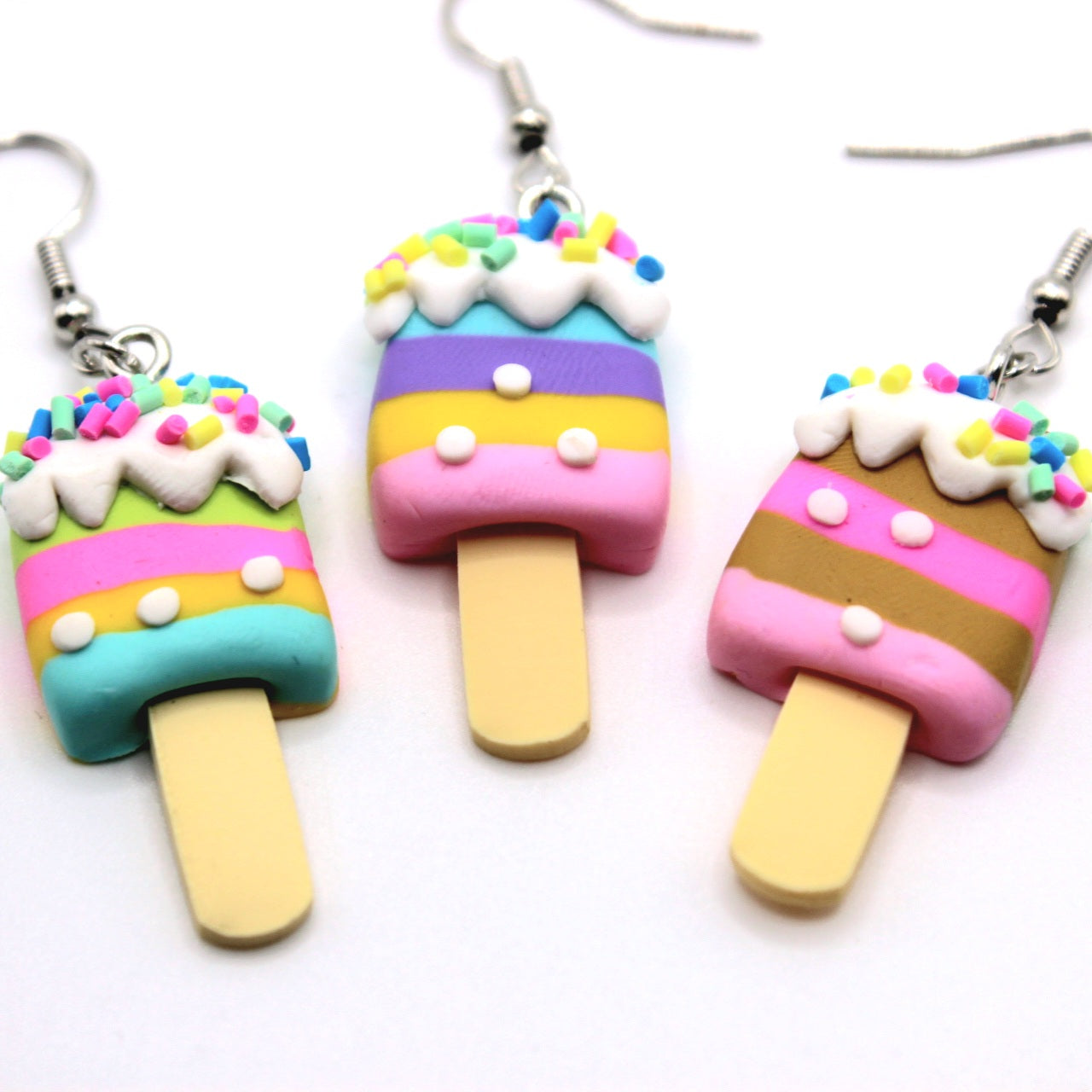 Ice Cream Popsicle Earrings - Uniqua Treasures