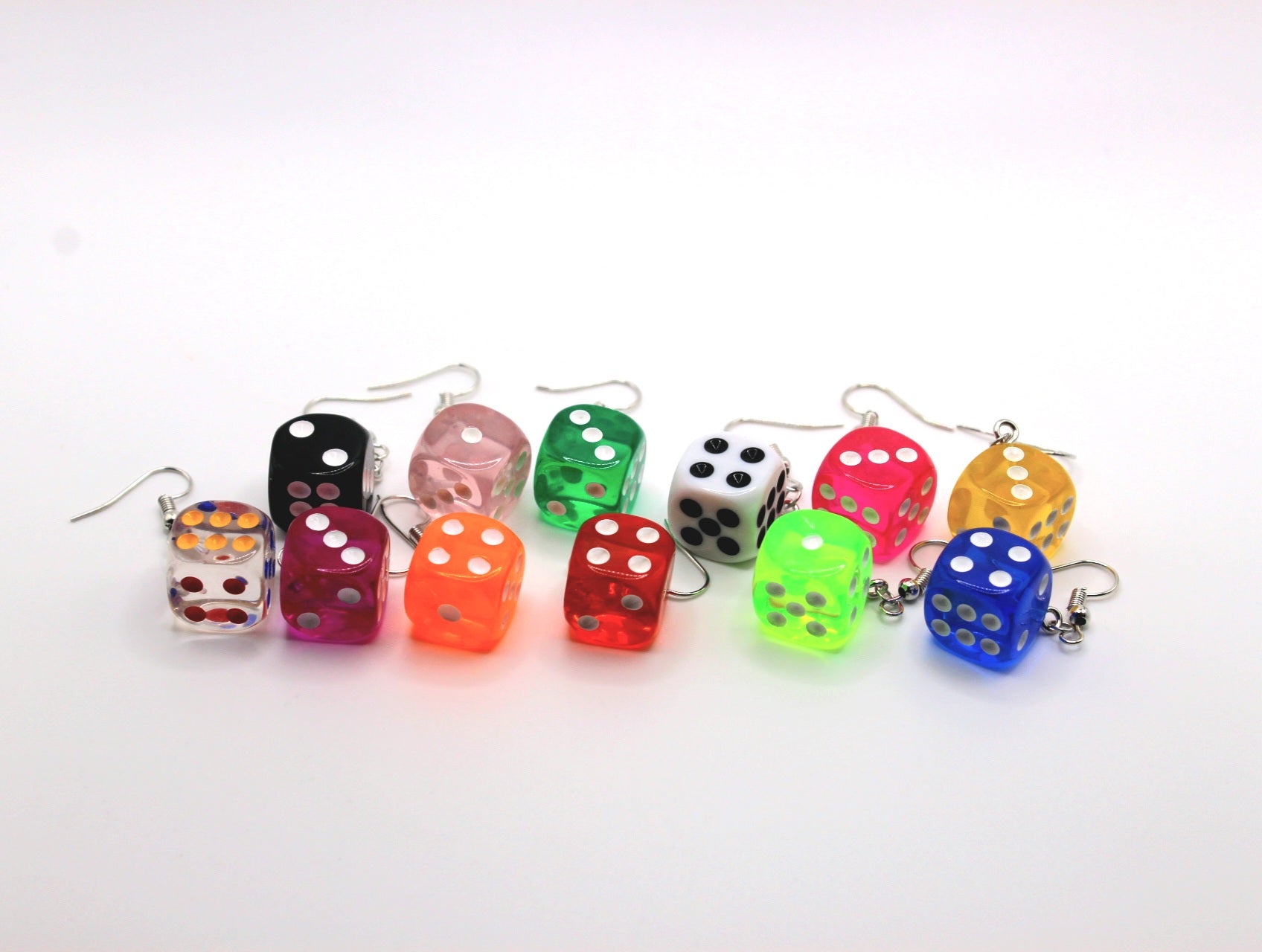 3 Pack-Dice Earrings - Uniqua Treasures