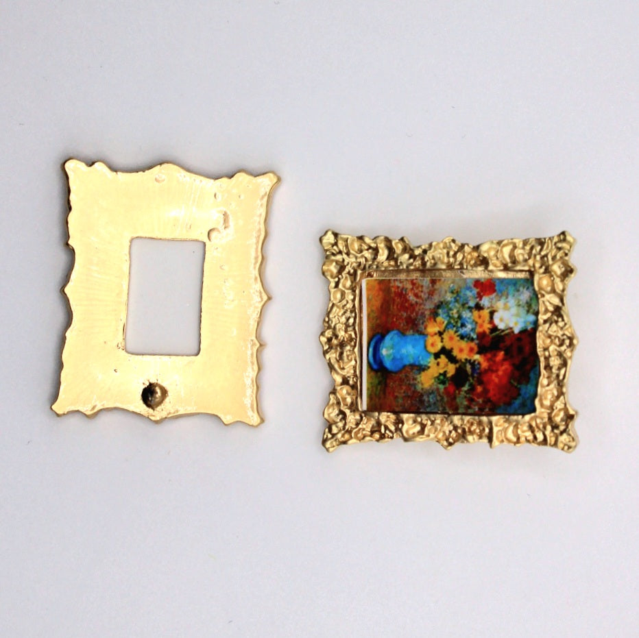 Vintage Portrait Picture Frame Earrings - Uniqua Treasures