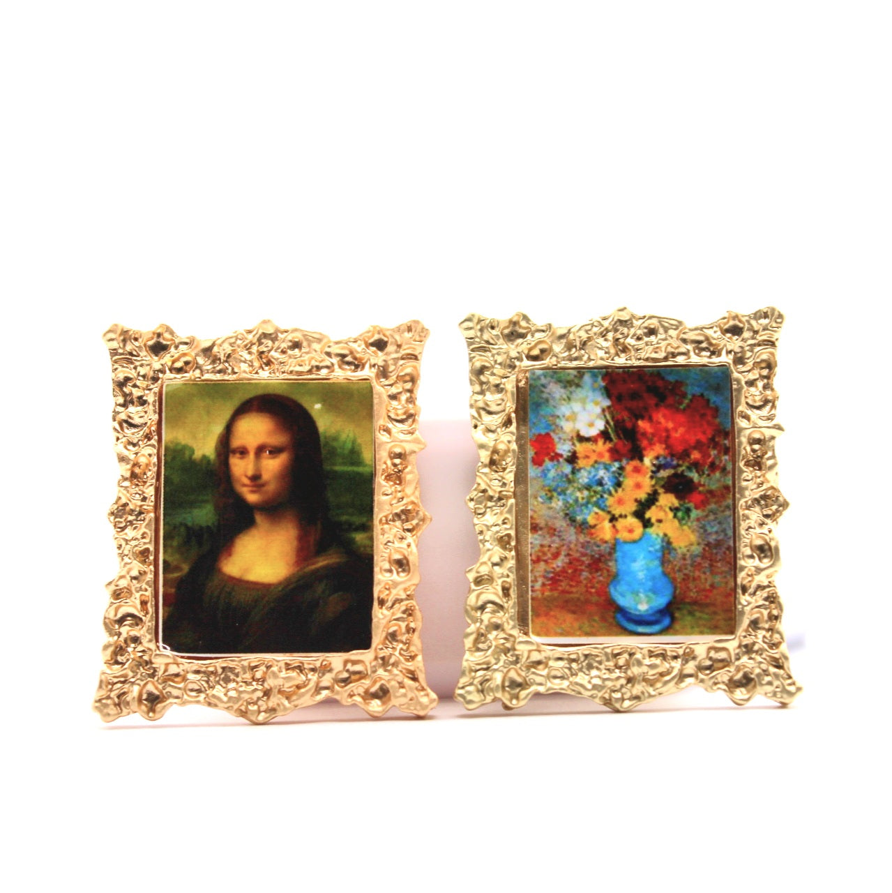 Vintage Portrait Picture Frame Earrings - Uniqua Treasures