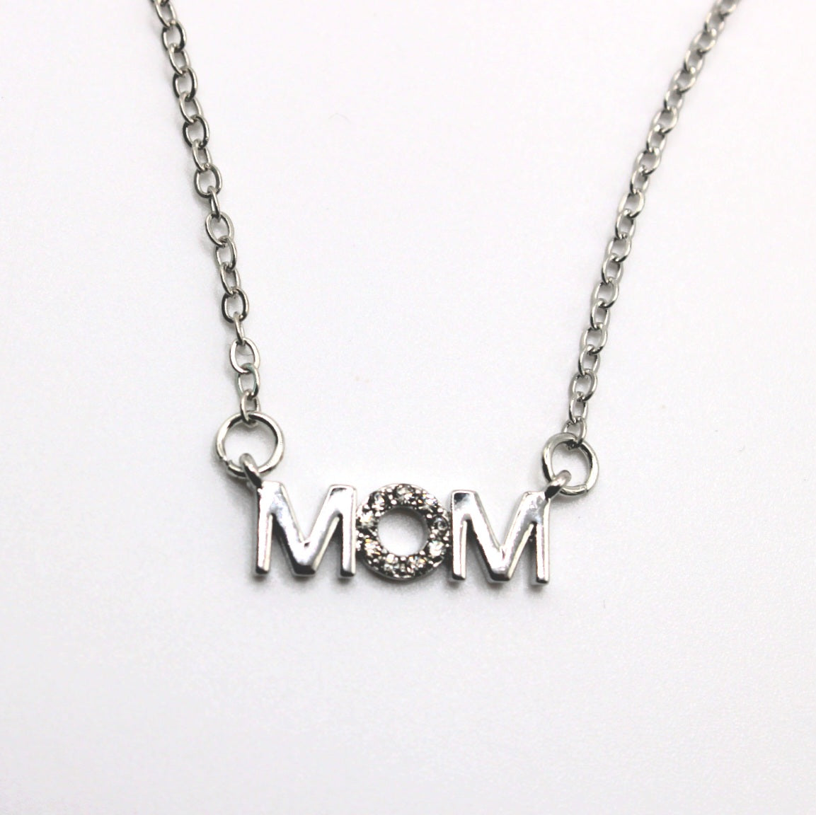 Mom Rhinestone Necklace - Uniqua Treasures