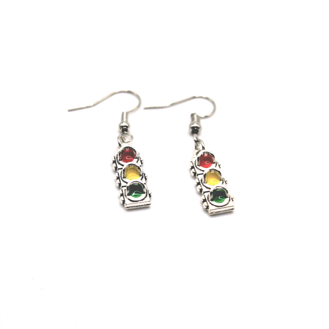 Traffic Light Earrings - Uniqua Treasures