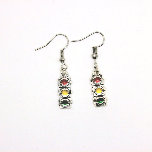 Traffic Light Earrings - Uniqua Treasures