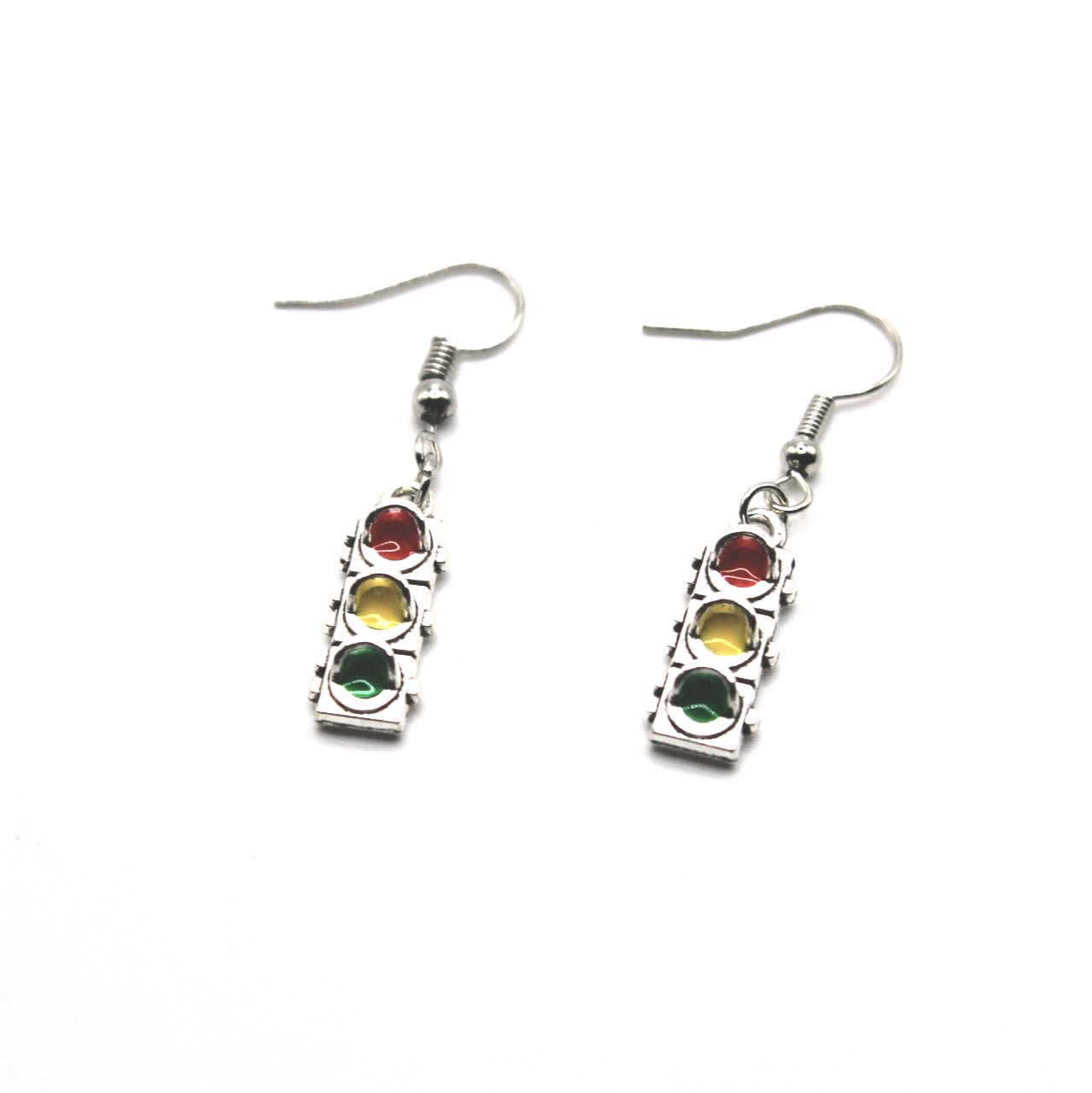 Traffic Light Earrings - Uniqua Treasures