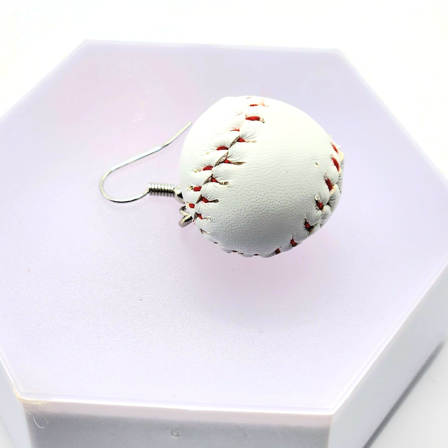 Asymmetrical Baseball and Bat Earring - Uniqua Treasures