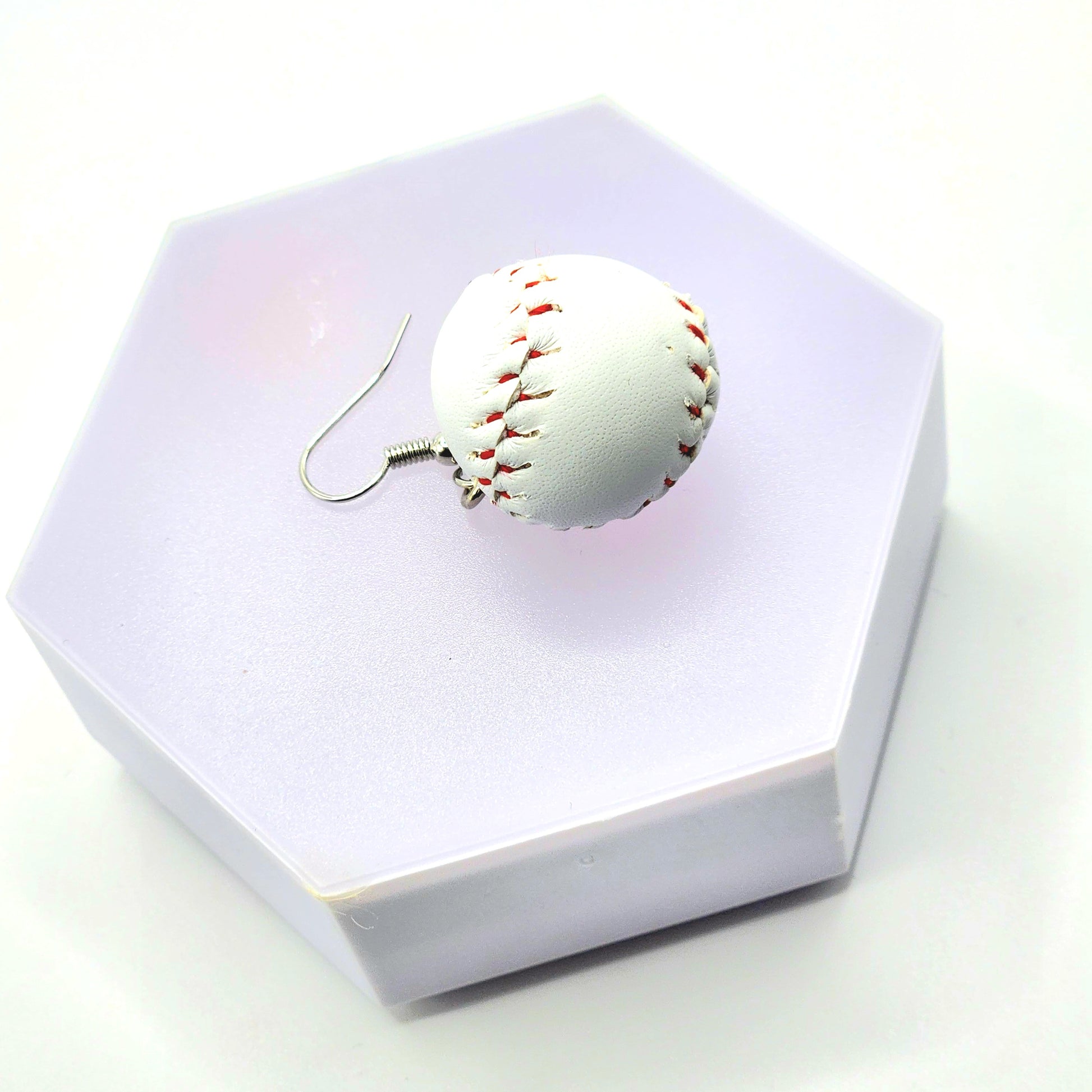 Asymmetrical Baseball and Bat Earring - Uniqua Treasures