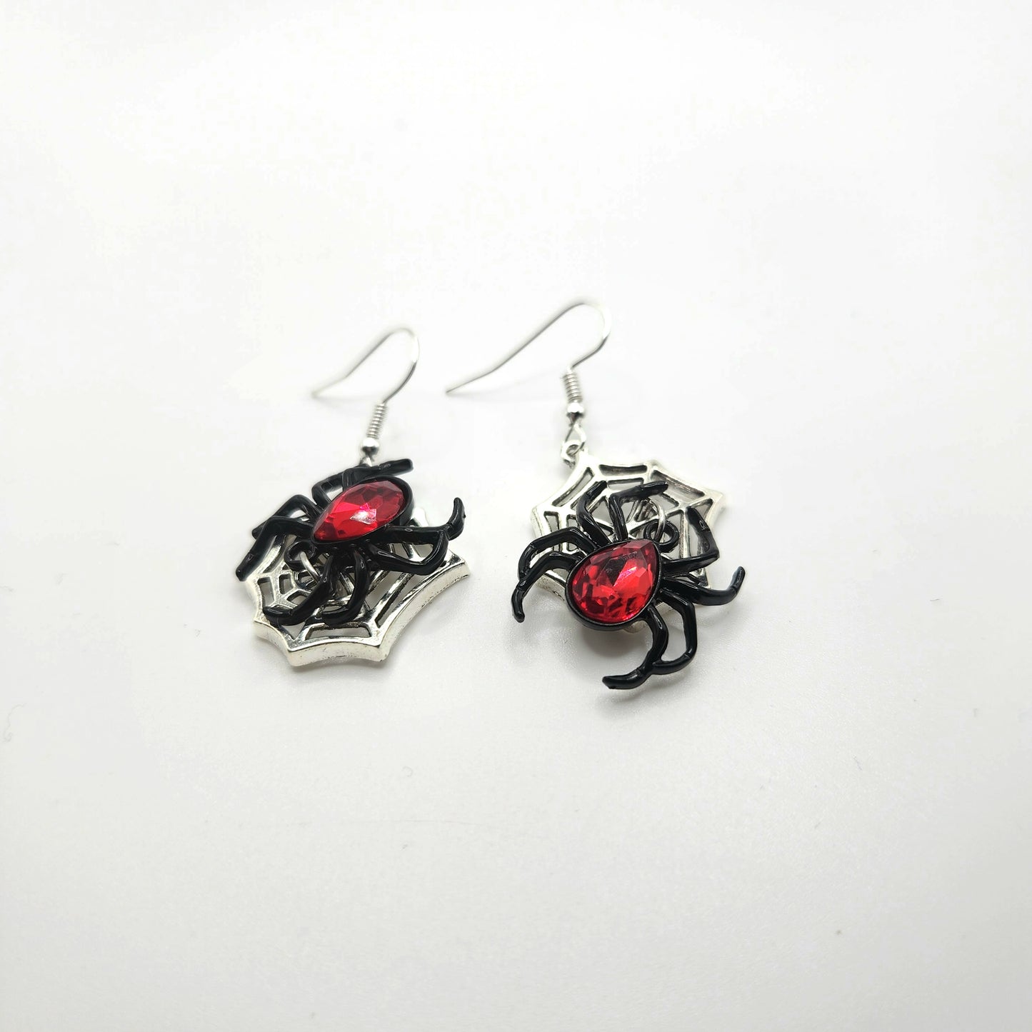 Crawling Spider Web Earrings - Uniqua Treasures