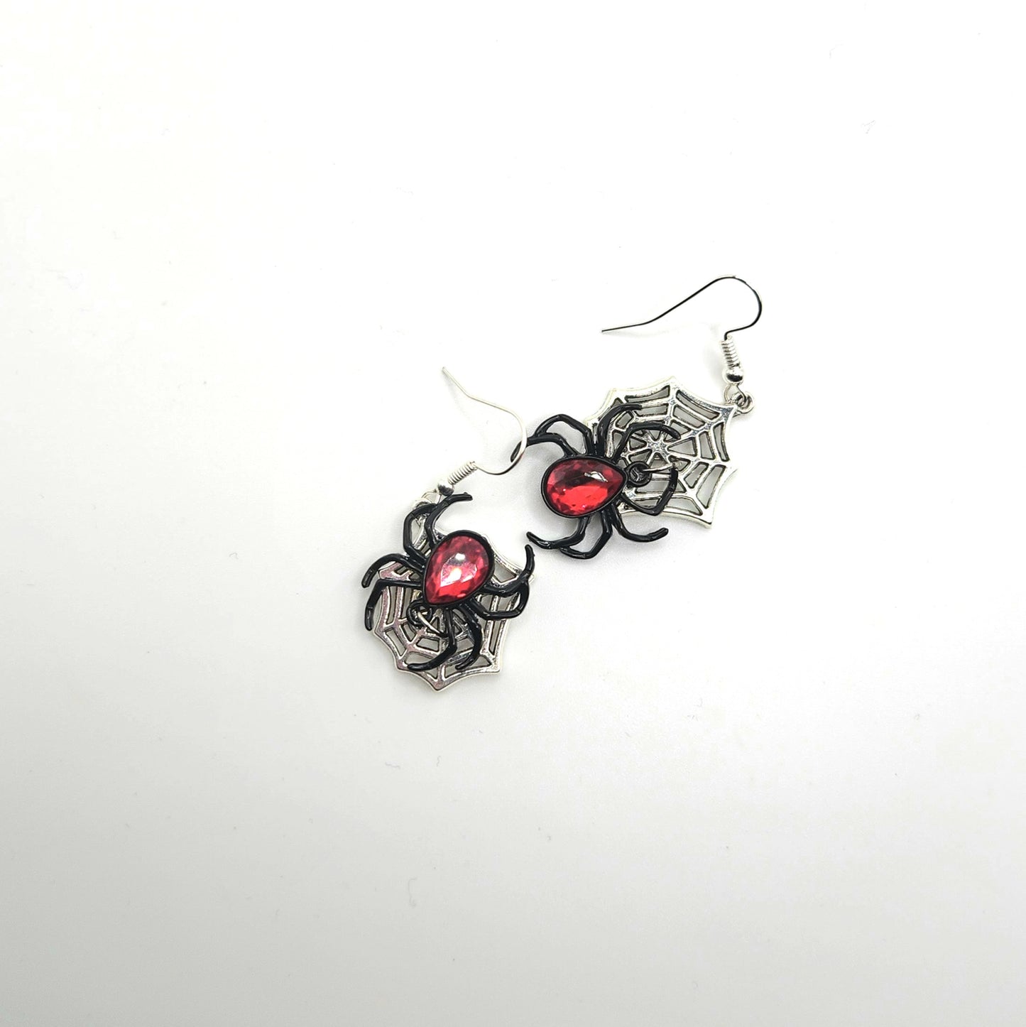 Crawling Spider Web Earrings - Uniqua Treasures