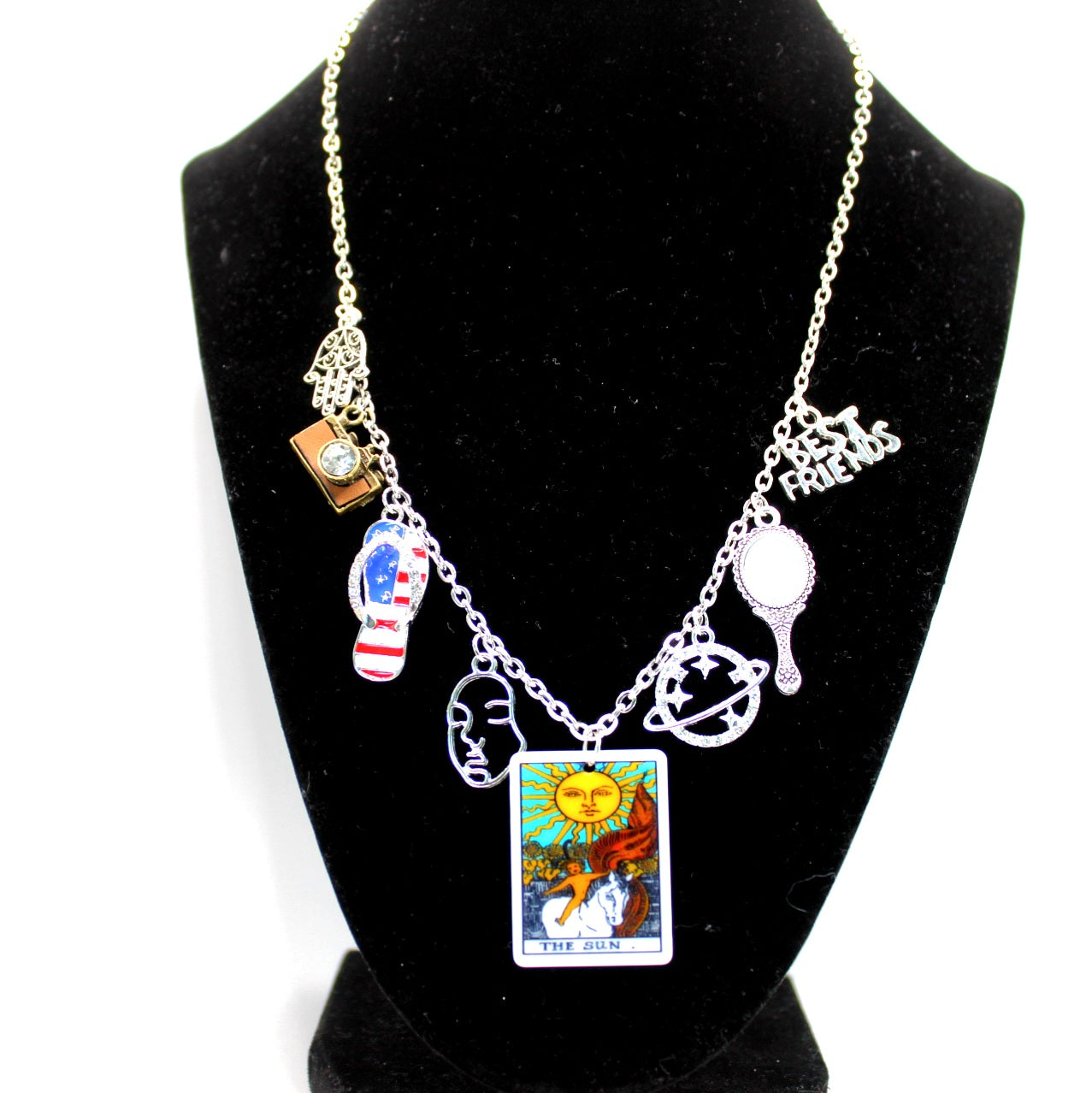 Customizable Stainless Steel Charm Necklace - Uniqua Treasures