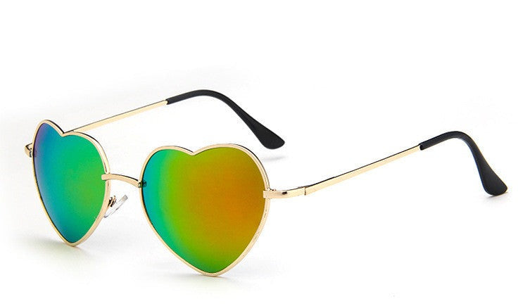 Gold Heart Sunglasses - Uniqua Treasures