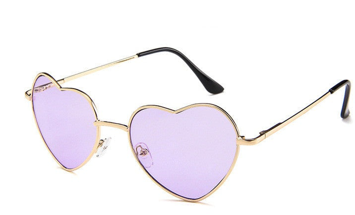 Gold Heart Sunglasses - Uniqua Treasures