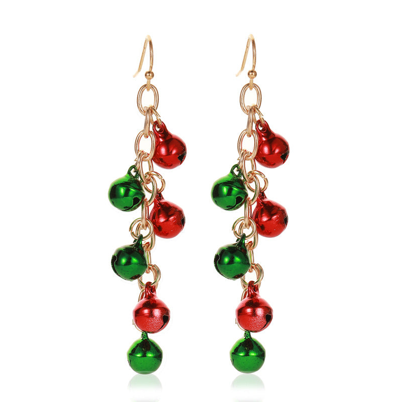 Christmas Jingle Bell Ornament Earrings - Uniqua Treasures