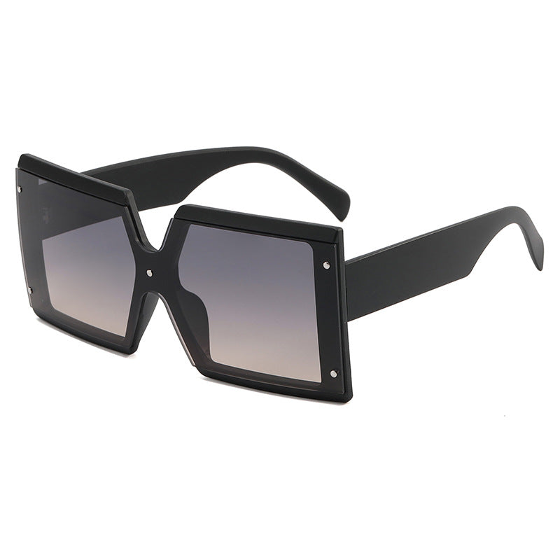 Oversized Retro Squared Sunglasses - Uniqua Treasures