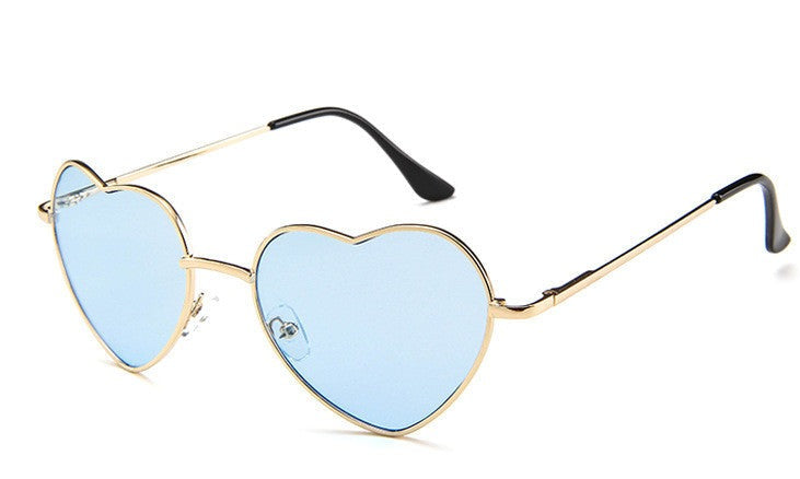 Jeepers Peepers festival round heart sunglasses in gold/yellow ombre | ASOS