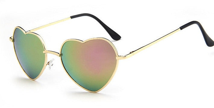 Gold Heart Sunglasses - Uniqua Treasures