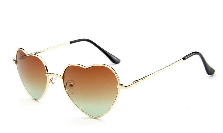 Gold Heart Sunglasses - Uniqua Treasures