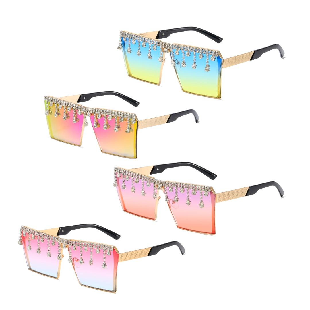 Diamond Fringe Sunglasses - Uniqua Treasures