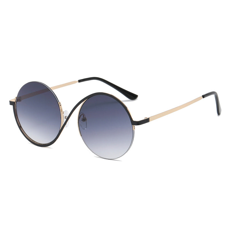 Round Irregular Frame Sunglasses - Uniqua Treasures