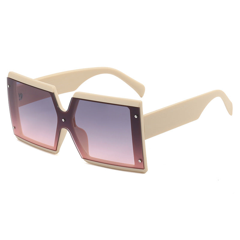 Oversized Retro Squared Sunglasses - Uniqua Treasures