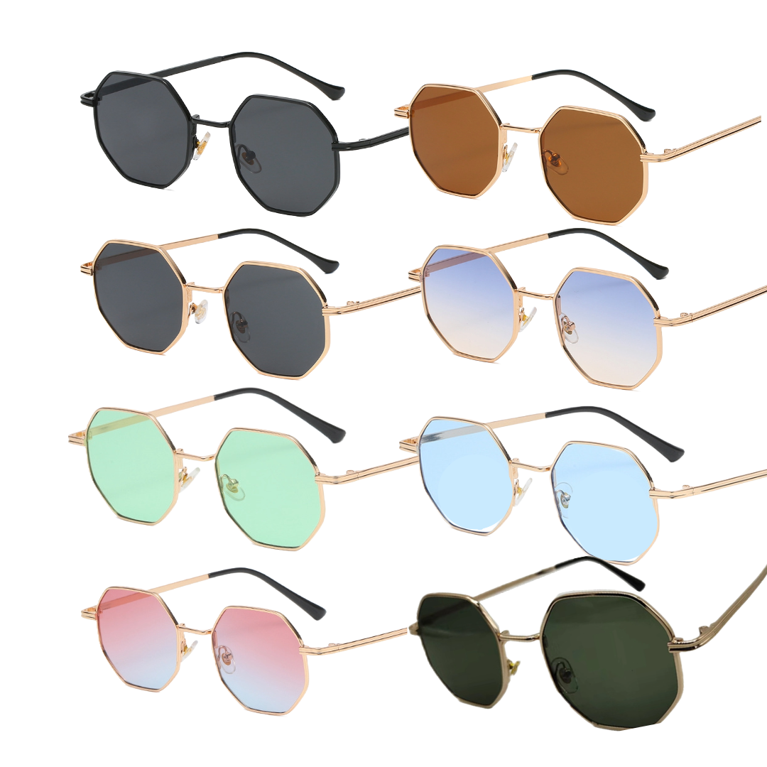 Hexagon Vintage Sunglasses - Uniqua Treasures