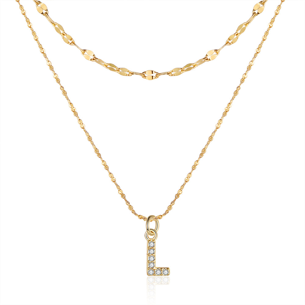 Letters Stainless Steel Necklace