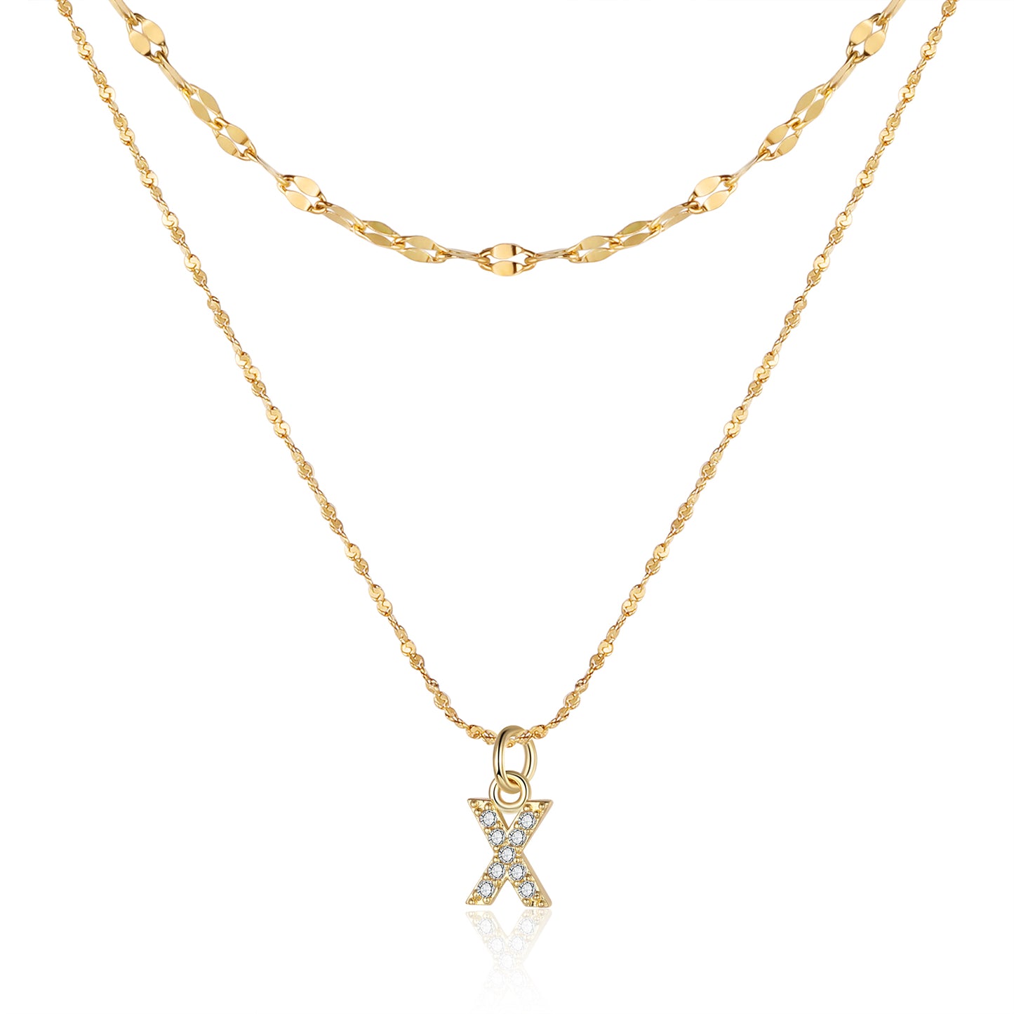 Letters Stainless Steel Necklace
