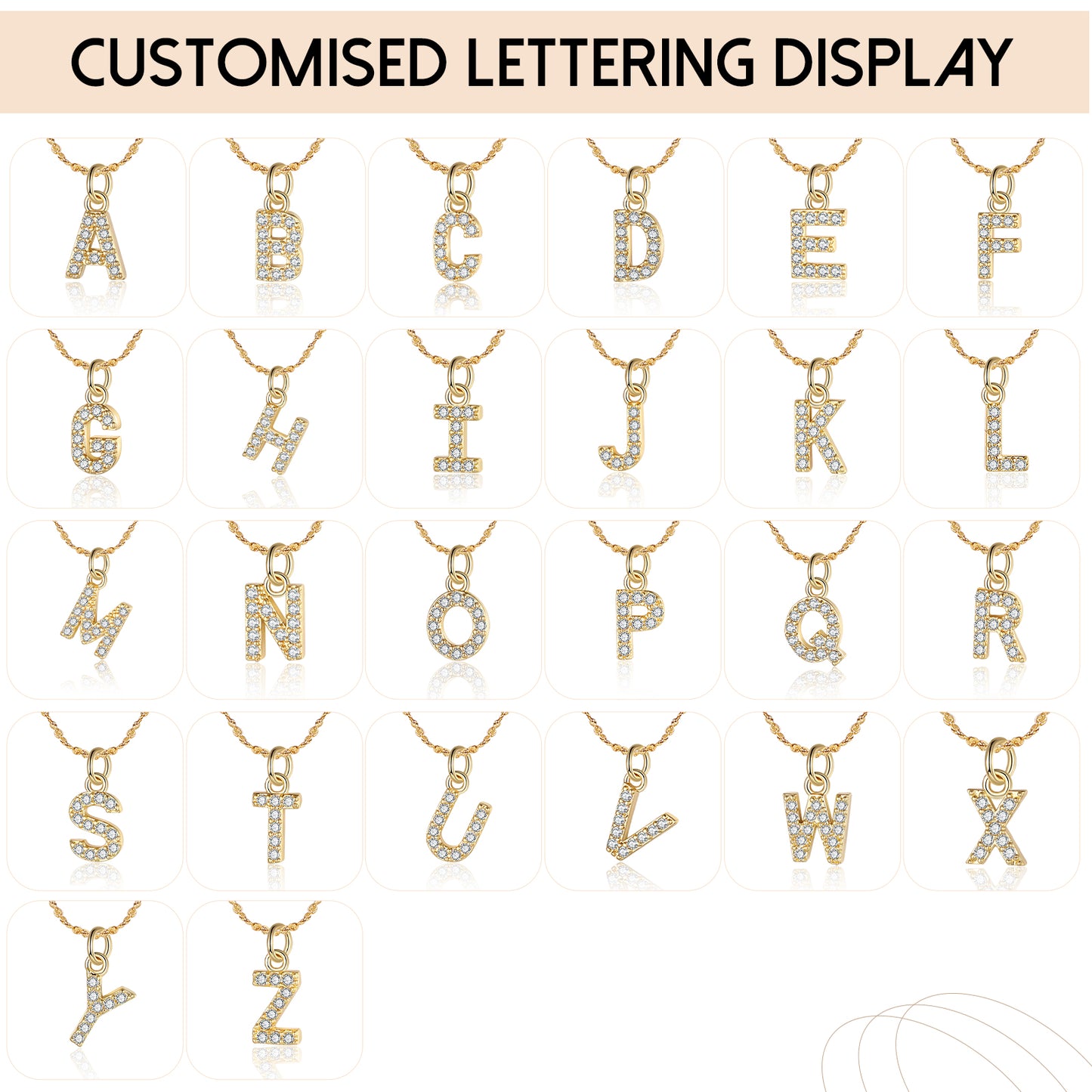Letters Stainless Steel Necklace