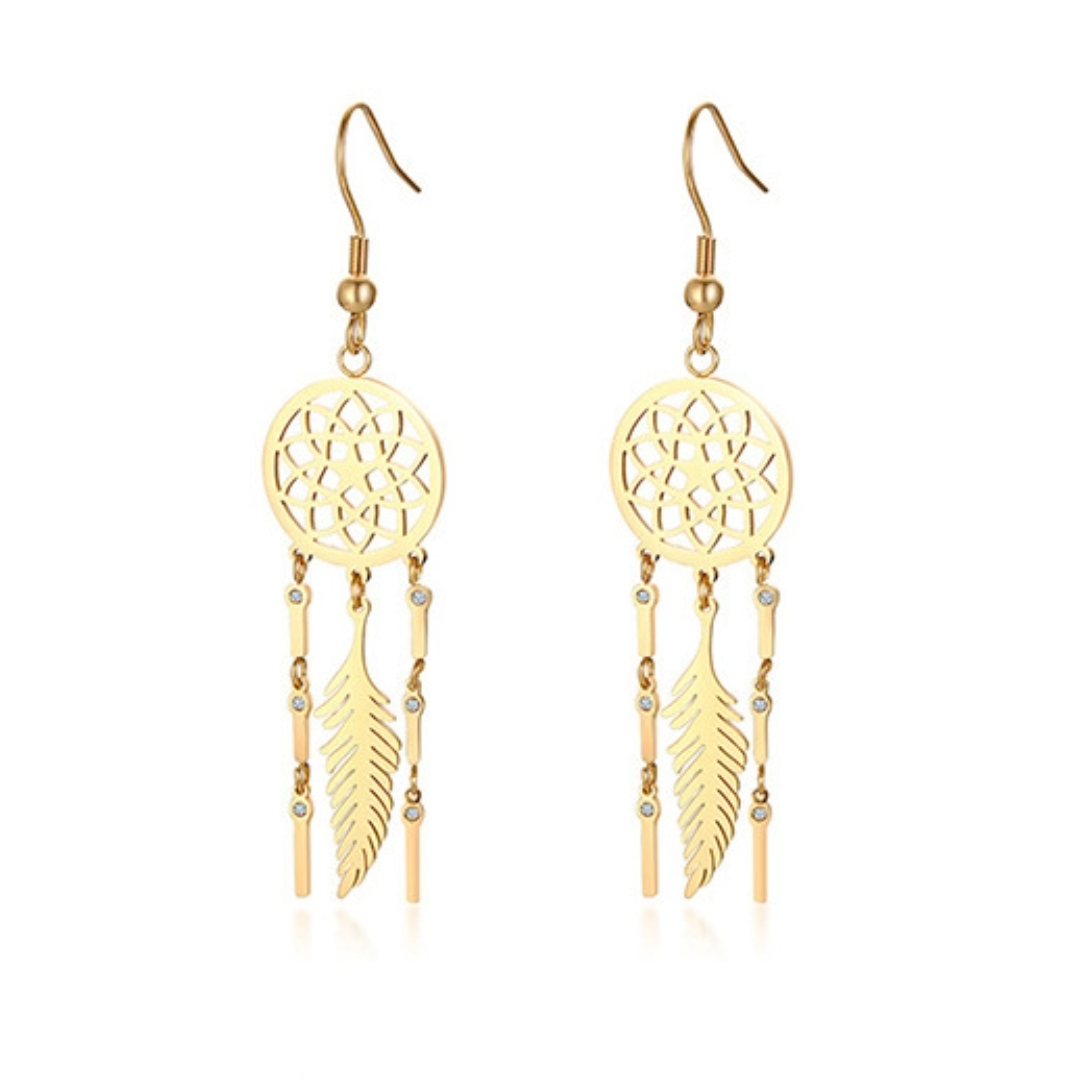 Dream Catcher Earrings - Uniqua Treasures