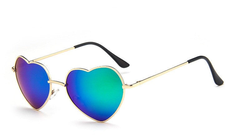 Gold Heart Sunglasses - Uniqua Treasures