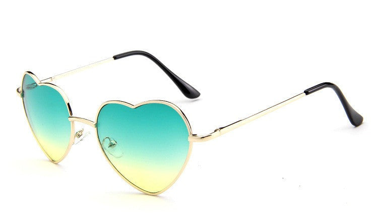 Gold Heart Sunglasses - Uniqua Treasures