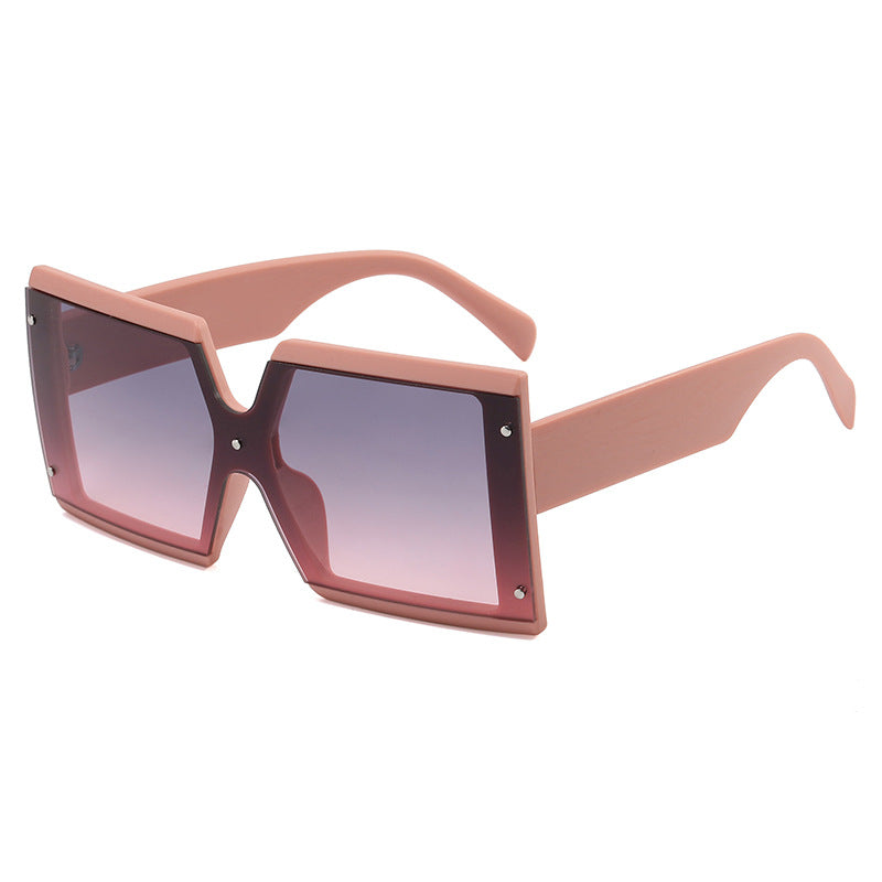 Oversized Retro Squared Sunglasses - Uniqua Treasures