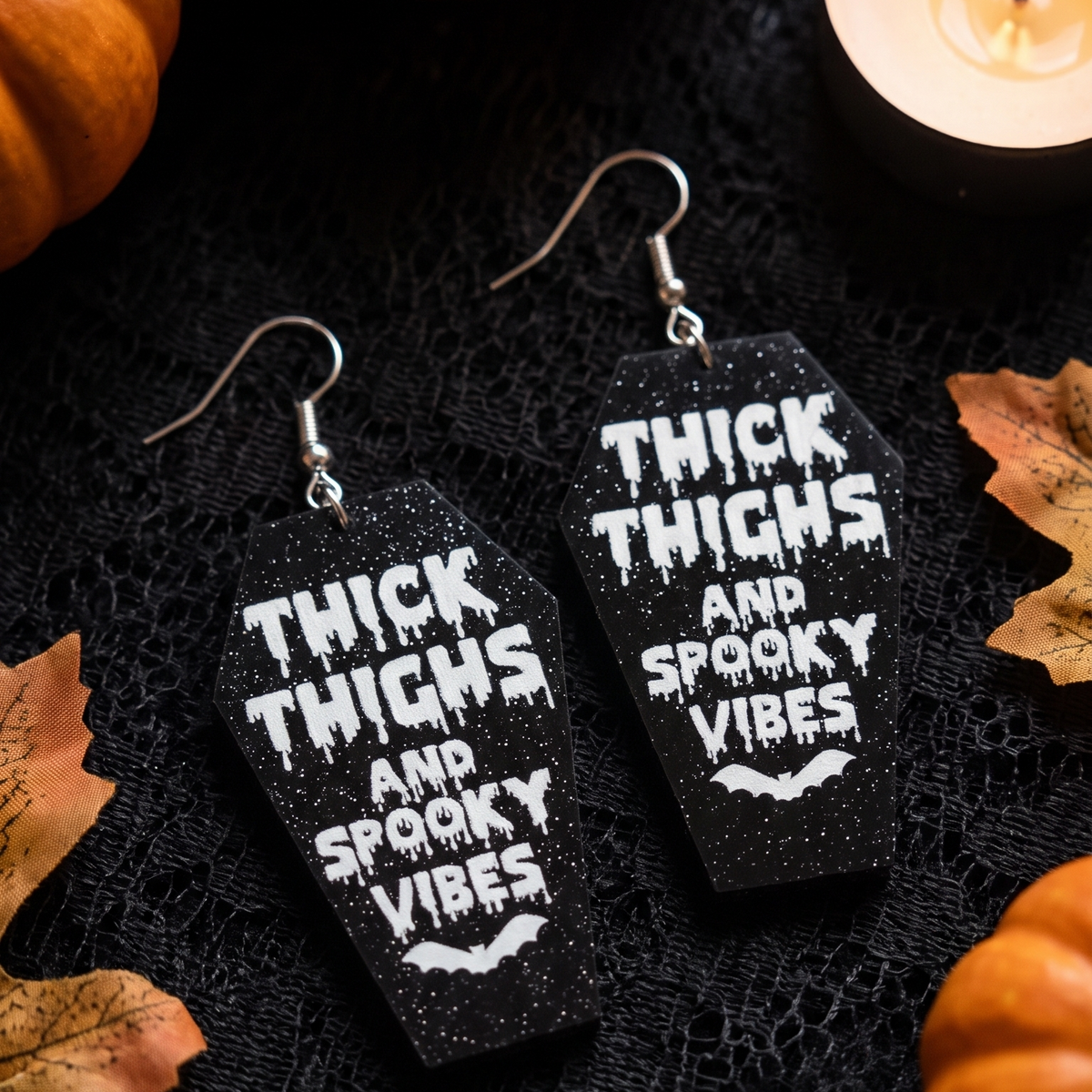 Coffin Earrings