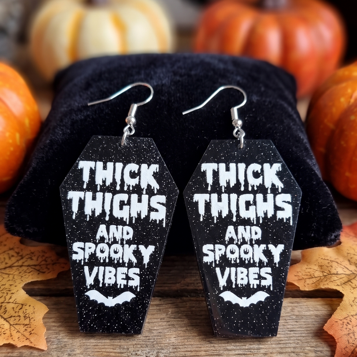 Coffin Earrings