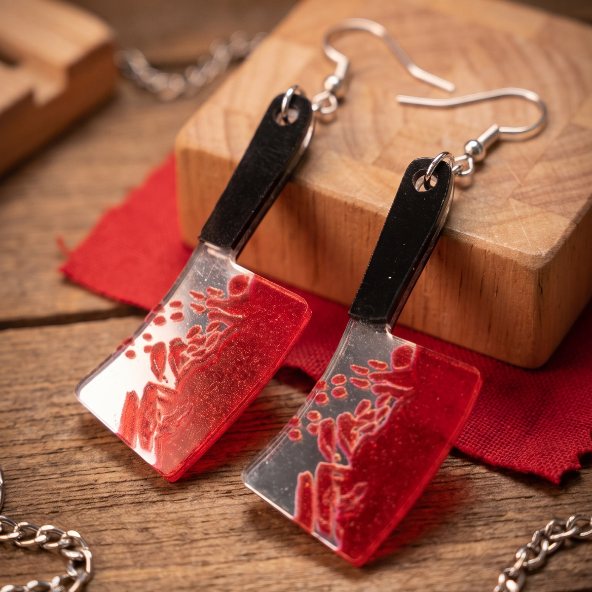 Butcher Knife Earrings