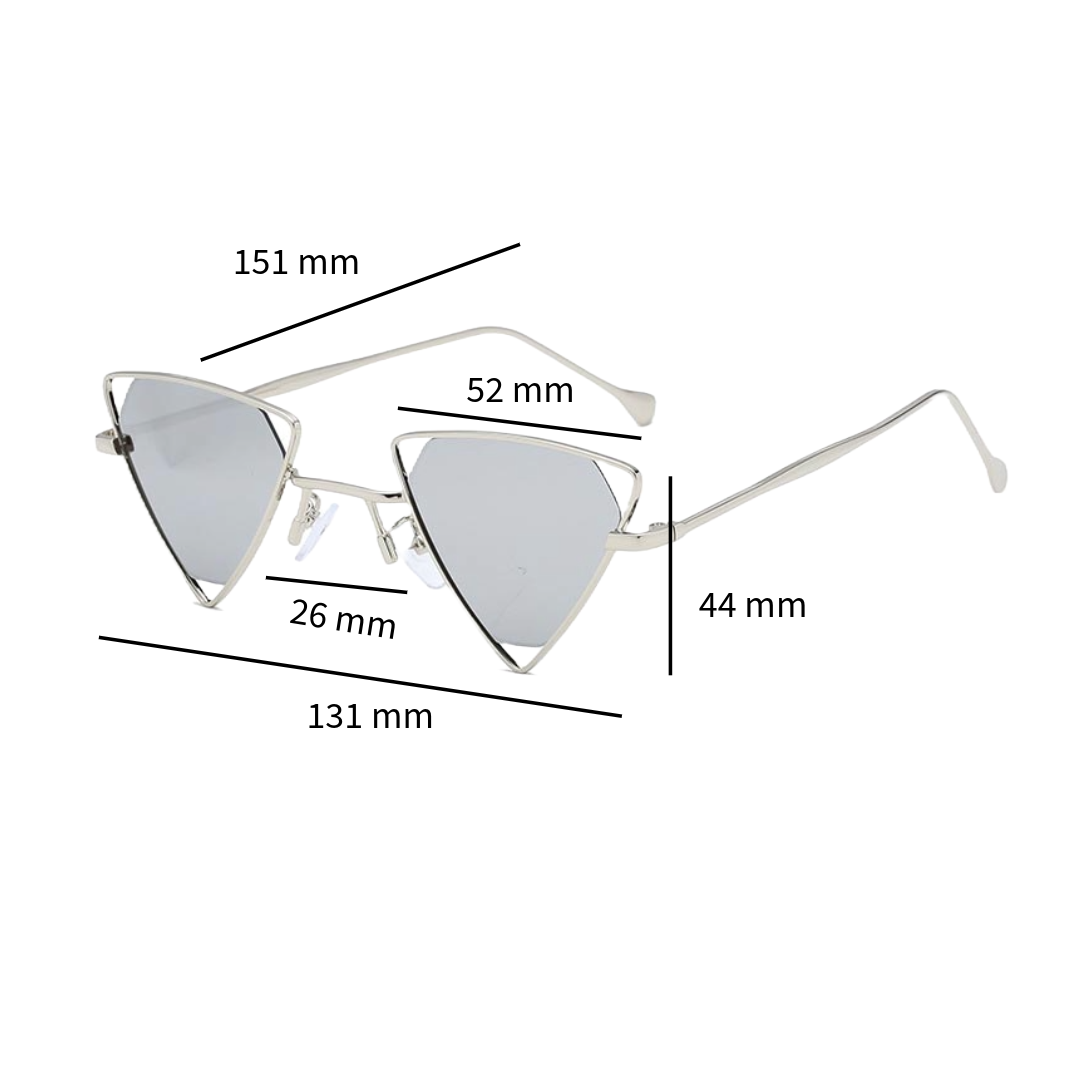 Triangle Hollow Sunglasses - Uniqua Treasures