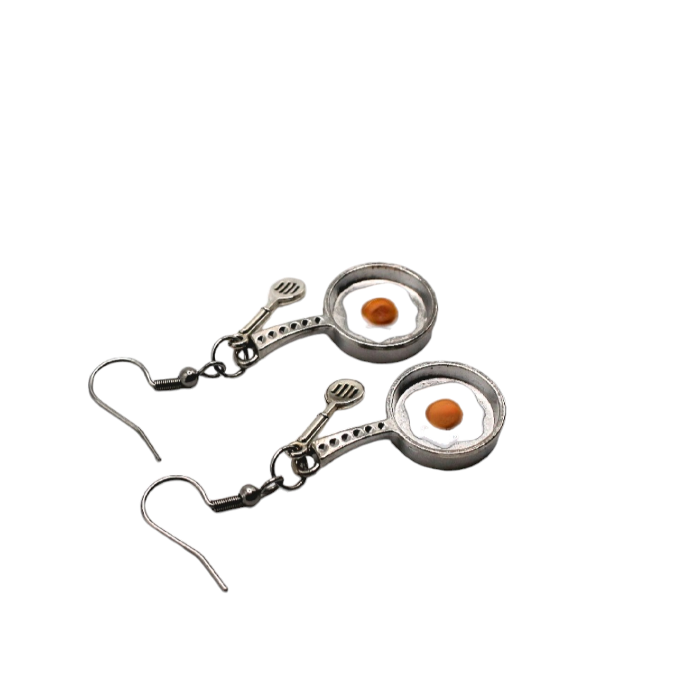 Fried Eggs Earrings - Uniqua Treasures