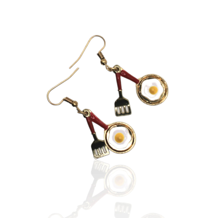 Fried Eggs Earrings - Uniqua Treasures