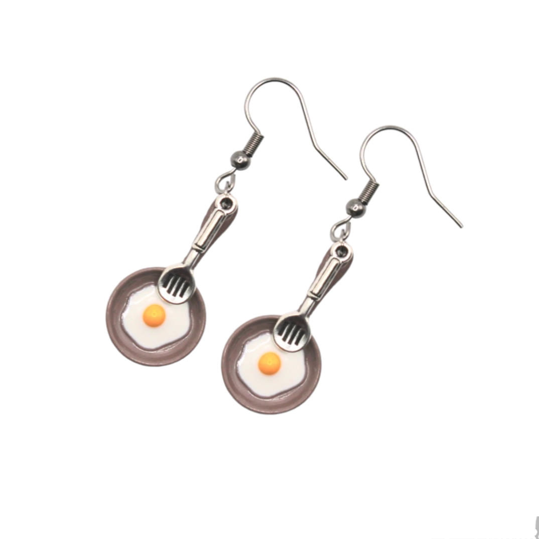 Fried Eggs Earrings - Uniqua Treasures