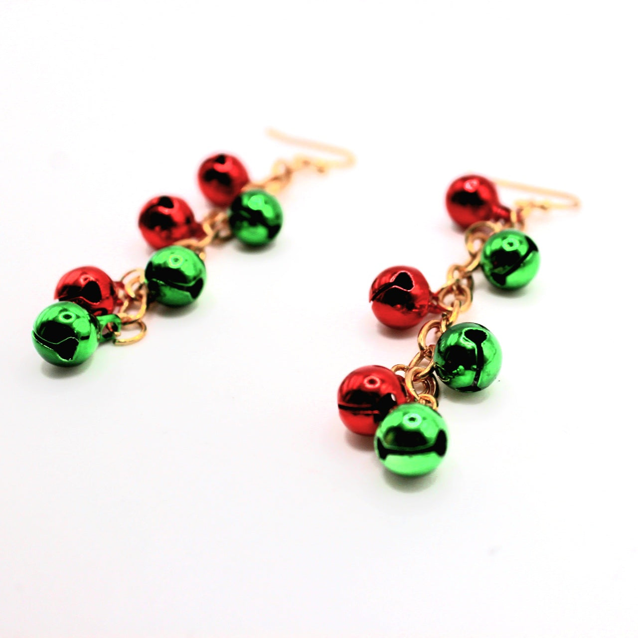 Christmas Jingle Bell Ornament Earrings - Uniqua Treasures