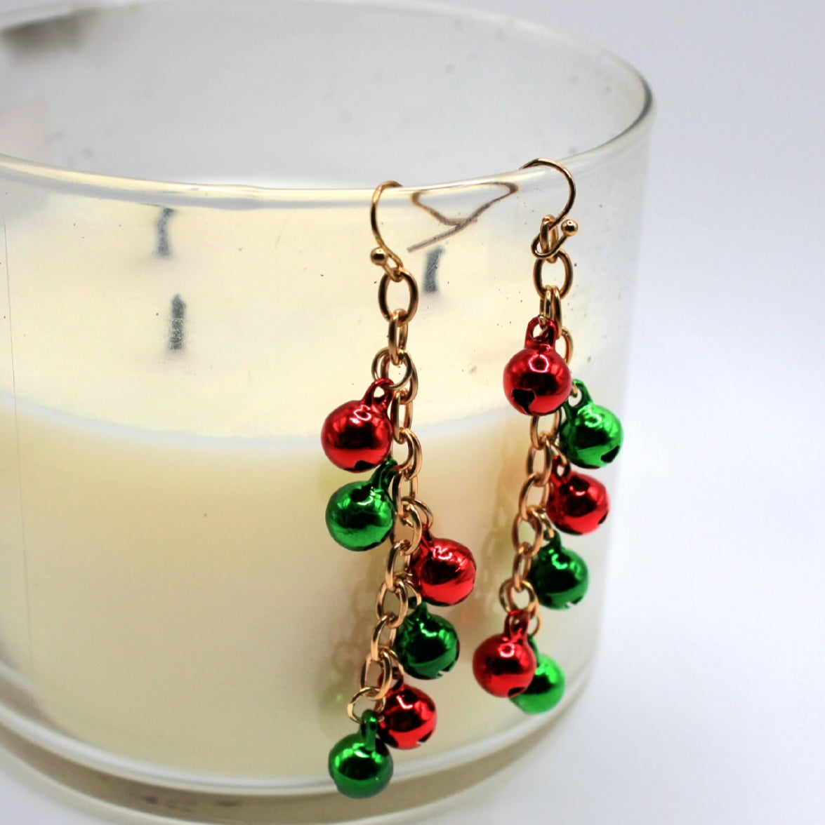 Christmas Jingle Bell Ornament Earrings - Uniqua Treasures