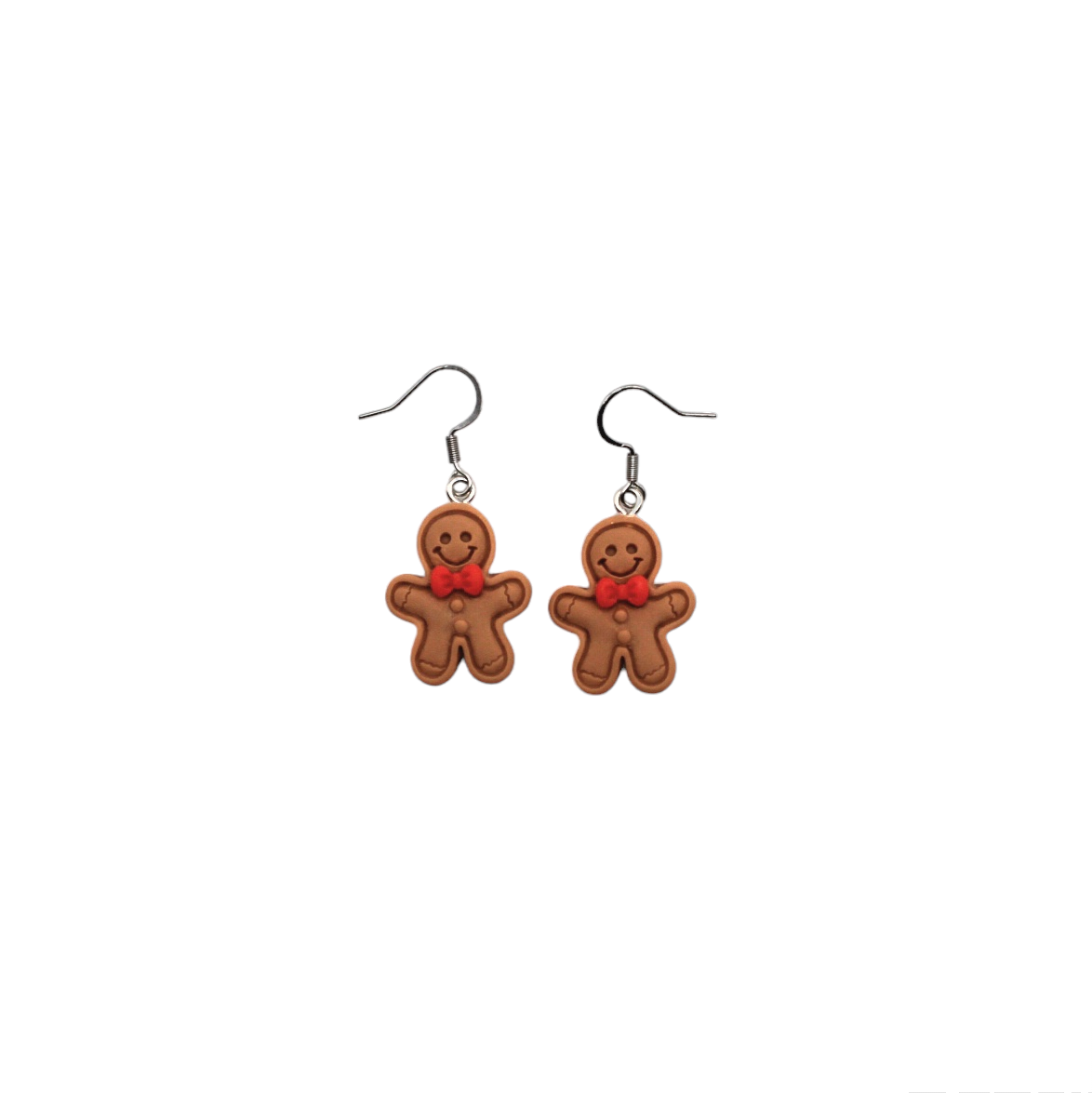 Gingerbread Man Earrings - Uniqua Treasures