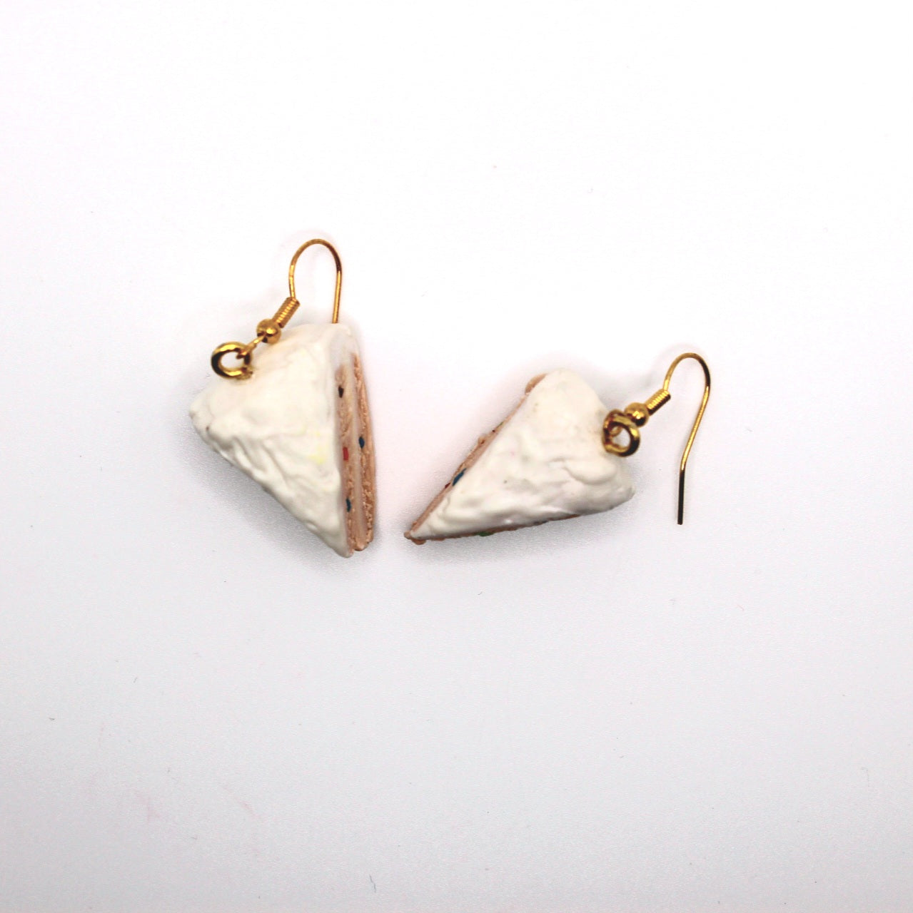 Confetti Cake Slice Earrings - Uniqua Treasures