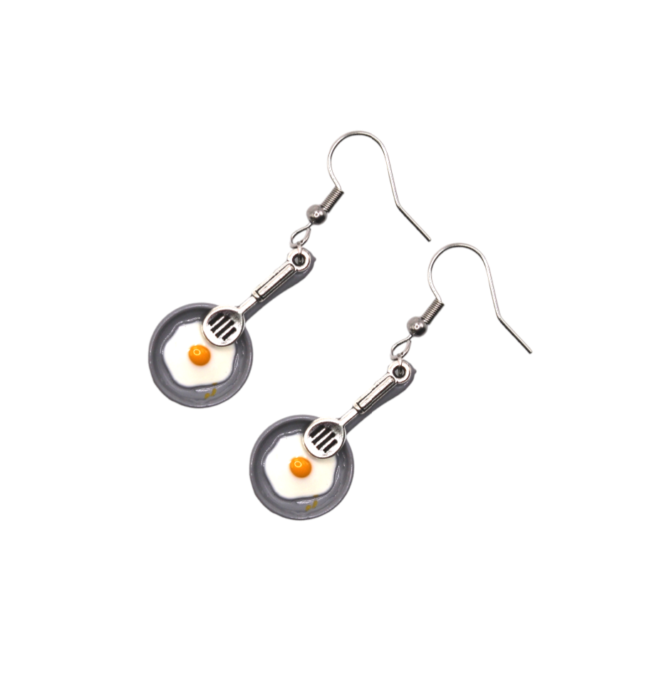 Fried Eggs Earrings - Uniqua Treasures