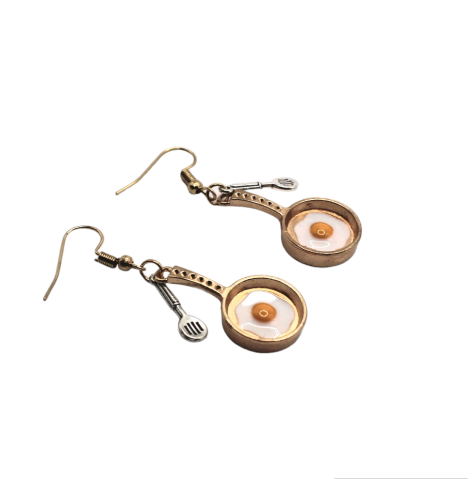 Fried Eggs Earrings - Uniqua Treasures