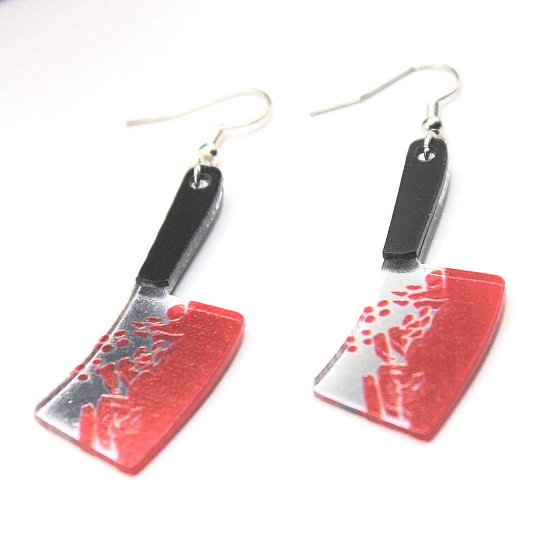 Butcher Knife Earrings - Uniqua Treasures