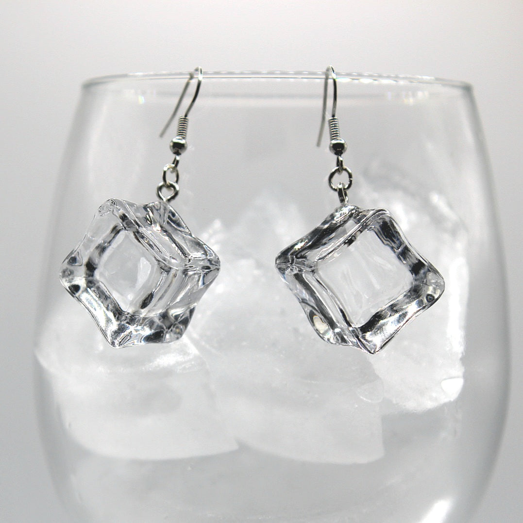 Ice Cube Earrings - Uniqua Treasures